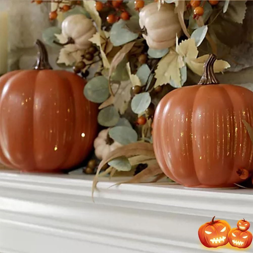 Starry Night Pumpkin Set™ — Enchanting Glow and Timeless Autumn Elegance