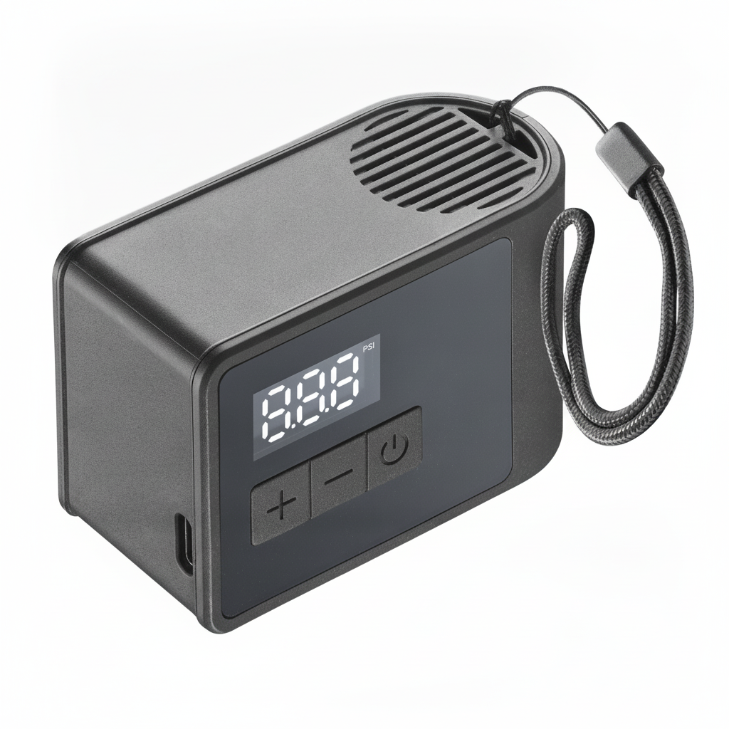 Pumpix™ mini bærbar elektrisk sykkelpumpe