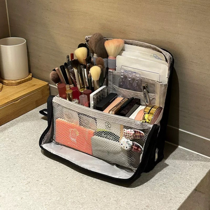 Elara — Travel Makeup Bag with Spacious Organized Compartments
