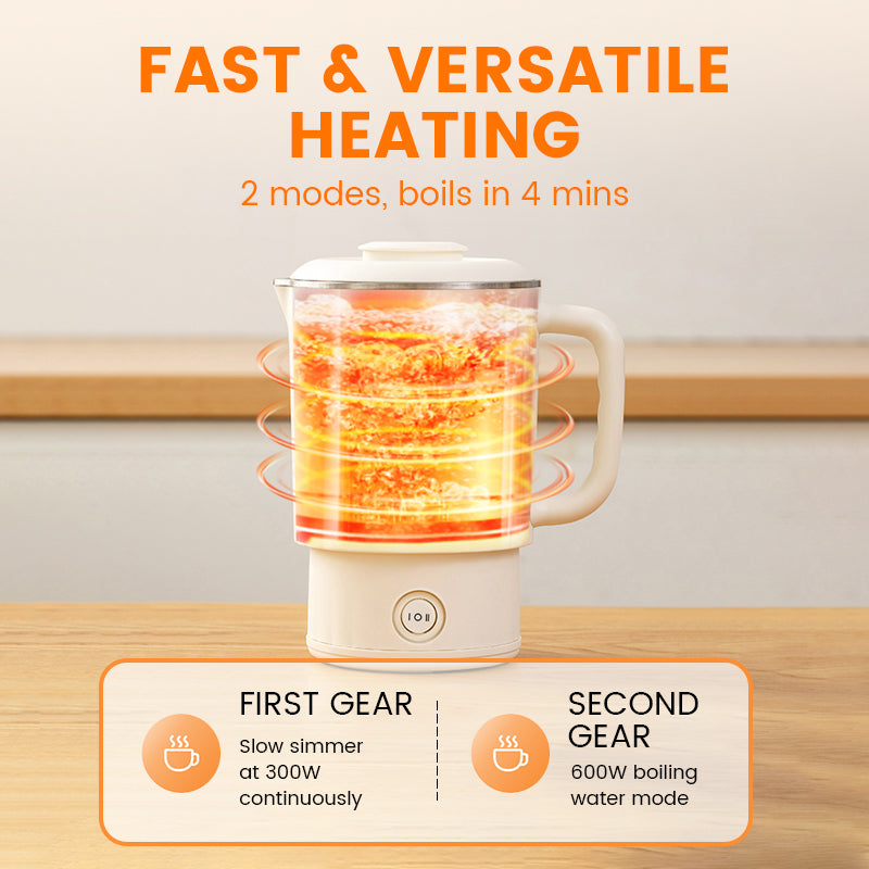 Collapsible Kettle™ — いつでも熱くて純粋な飲み物で冒険に火をつけよう
