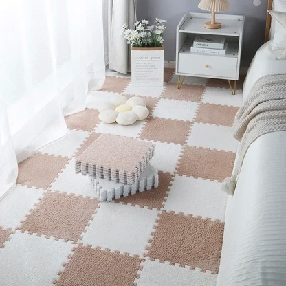 CozyNest — Zacht Speelkleed met Geluidsreductie voor Kinderkamers