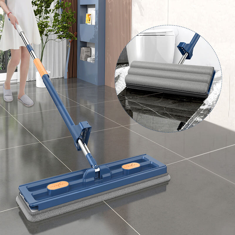 Virella Mop — Ultra-Absorbent Flat Mop with 360° Swivel Head for Easy Cleaning
