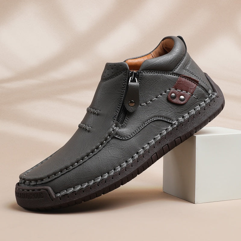Darsen — Men's Retro PU Leather Outdoor Casual Shoes with Breathable Comfort
