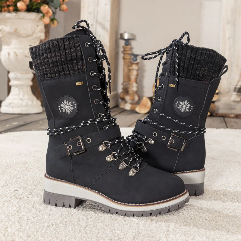 Glavren — Isolierte wasserdichte Winter-Schneestiefel für kaltes Wetter