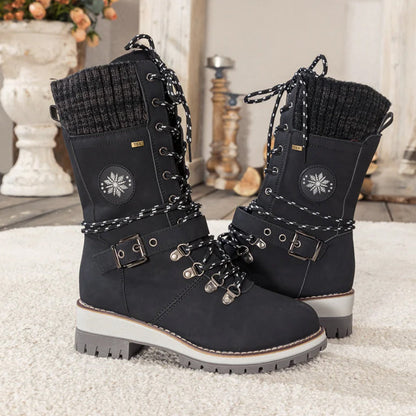 Glavren — Isolierte wasserdichte Winter-Schneestiefel für kaltes Wetter