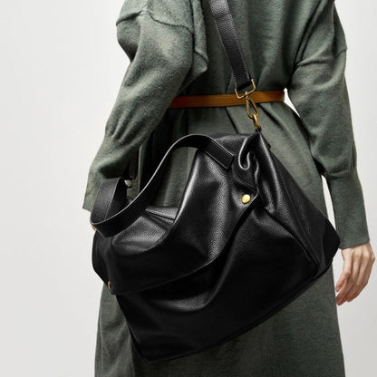 Elara — Women's Genuine Leather Tote Bag with Spacious Design