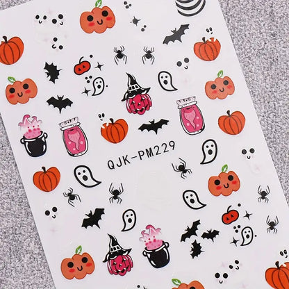 Halloween Nail Art Stickers 7$ TODAY ONLY