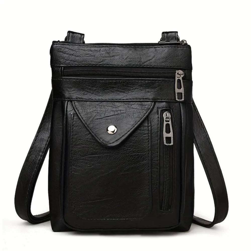 Nola Vintage Crossbody Bag — Kompakte Designer-Umhängetasche mit verstellbarem Riemen