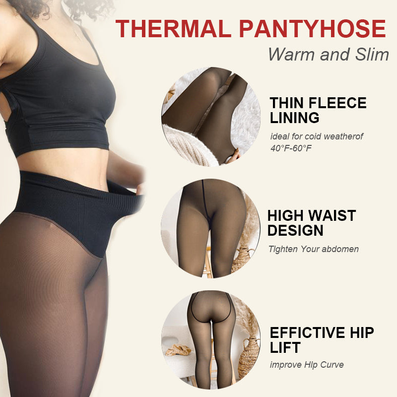 Liora Leggings — Leggings de Compressão com Forro de Lã e Suporte para Barriga