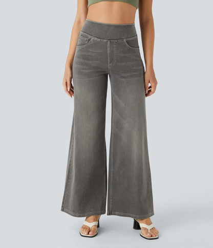 High-Waisted Wide Leg Jeans™ — Unlock All-Day Confidence and Freedom in Every Step