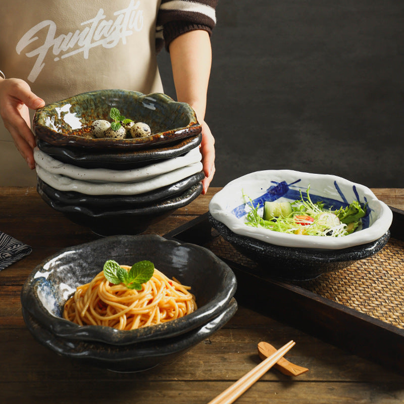 Lioren — Handcrafted Ceramic Deep Bowl with Glossy Glaze