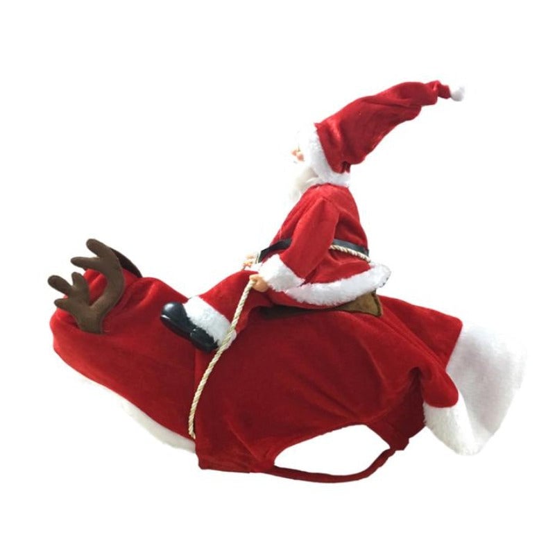 Fydro — Fantasia de Cachorro de Natal Macia com Ajuste Regulável