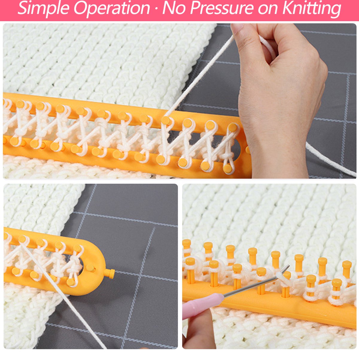 Knitara — Needle-Free Knitting Loom for Easy Portable Crafting