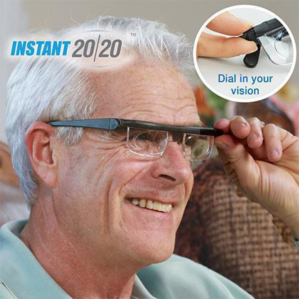 ADJUSTABLE FOCUS GLASSES DIAL VISION NEAR AND FAR SIGHT