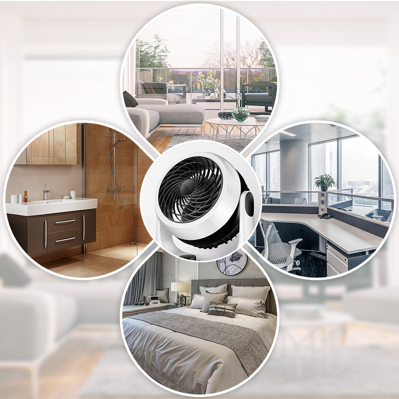 Comfortair Duo — Ventilatore riscaldatore 2-in-1 con flusso d'aria regolabile per comfort tutto l'anno