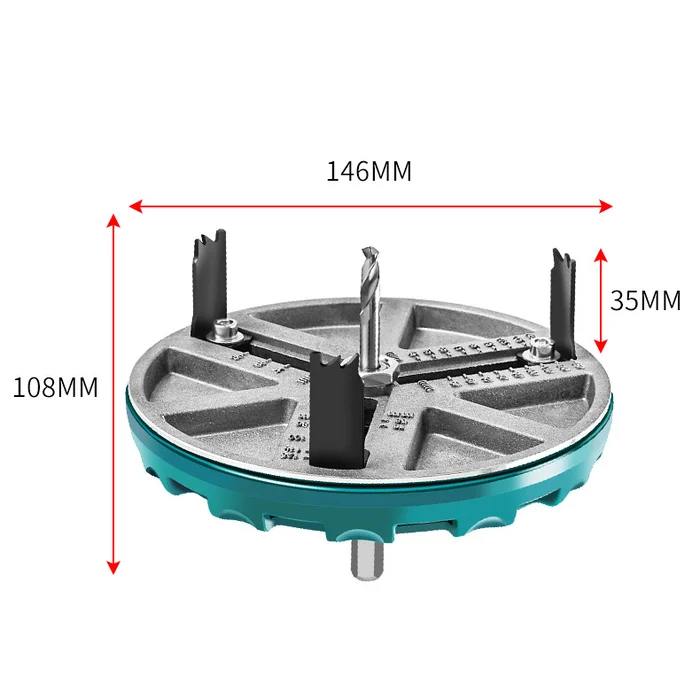 Adjustable Hole Saw Diameter 45mm-130mm Woodworking Cutting Tools Hole Opener