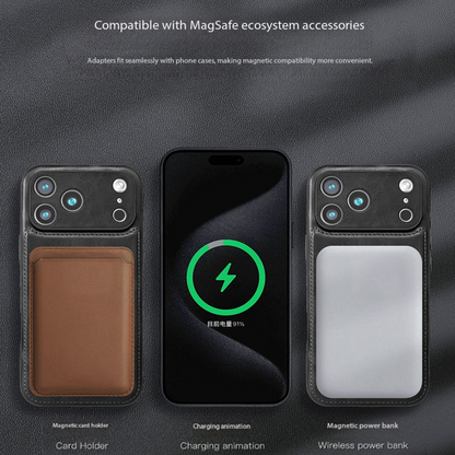 ZynteraCraft Leather Case – MagSafe Compatible & Professional Design