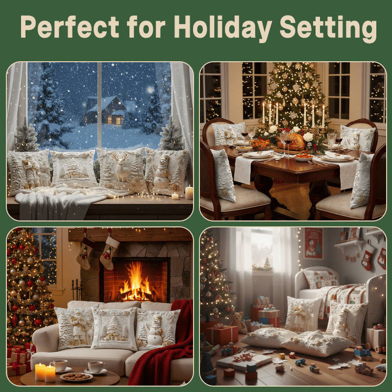 Holiday Bliss Pillow Covers™ — Wrap Your Home in Warmth, Joy, and Instant Festive Magic