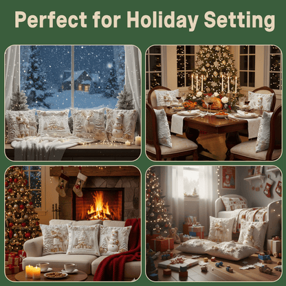 Holiday Bliss Pillow Covers™ — Wrap Your Home in Warmth, Joy, and Instant Festive Magic