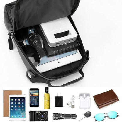 Zentro — Waterproof Anti-Theft Crossbody Bag with USB Port