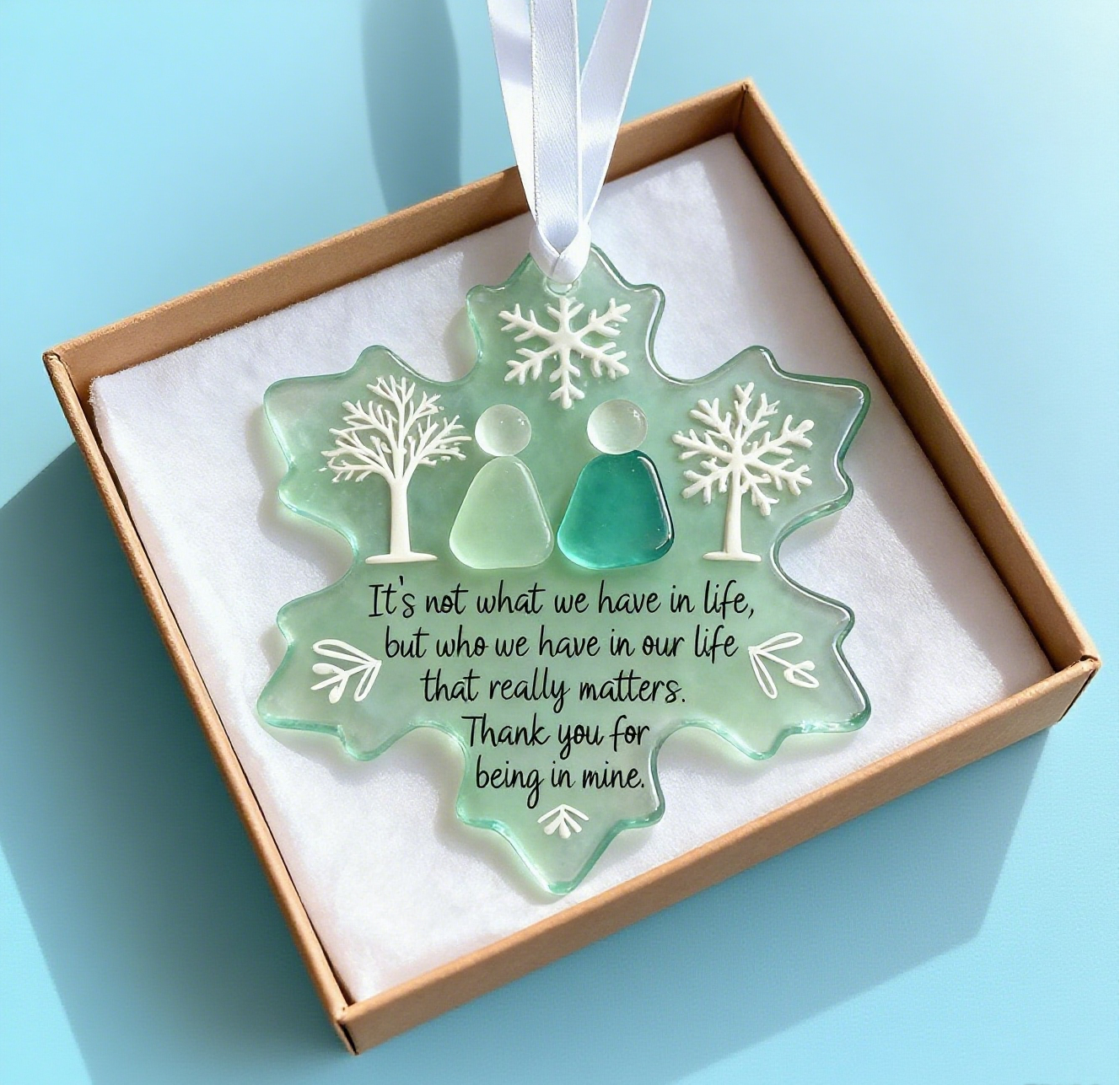 Sea Glass Snowflake™ — Seal Unbreakable Bonds with Every Glimmer