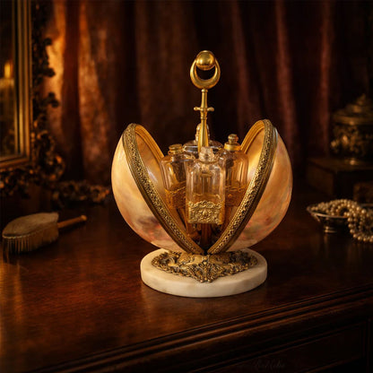 Vintage Perfume Shell™ — Transform Your Vanity into an Irresistible Stage of Timeless Allure