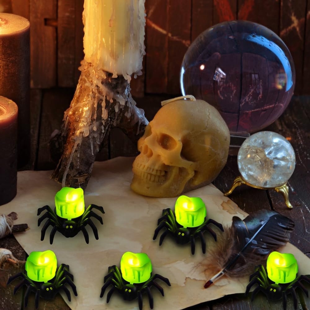 Shadow-Casting Spider Lights™ — Create a Safe, Irresistible Halloween Glow That Haunts Every Corner