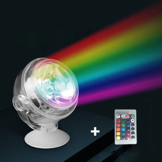 Luminara — Wasserdichter LED-Aquarium-Scheinwerfer mit verstellbaren Saugnäpfen