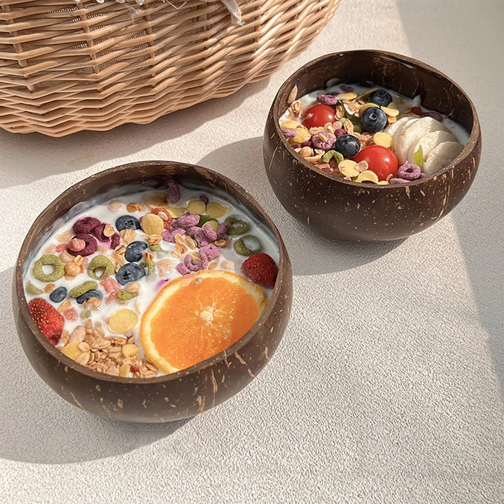 Coconut Shell & Wood Sets™ — Own the Wild, Eco-Chic Statement That Commands Every Table