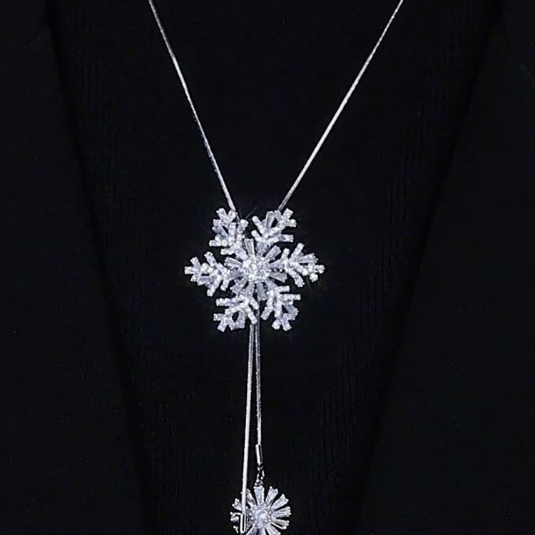Vixora - Women's Snowflake Pendant Necklace