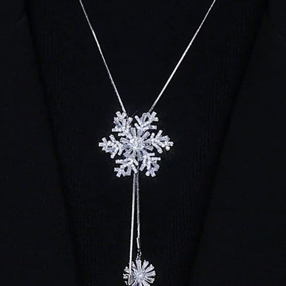 Vixora - Women's Snowflake Pendant Necklace