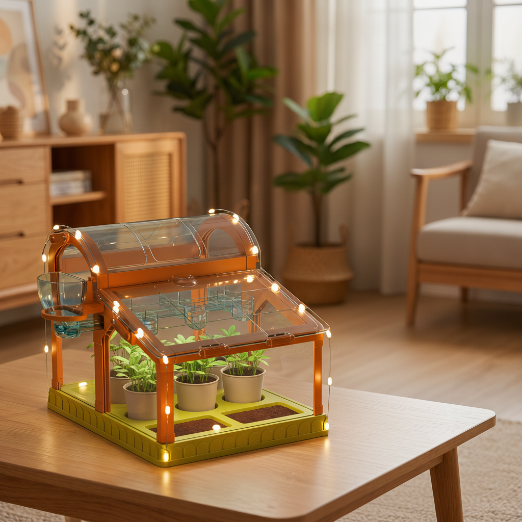 Sprouty™ LED-es üvegházi növénytermesztő készlet gyerekeknek