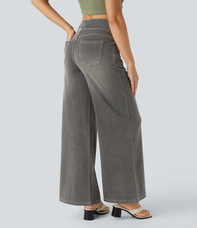 High-Waisted Wide Leg Jeans™ — Unlock All-Day Confidence and Freedom in Every Step