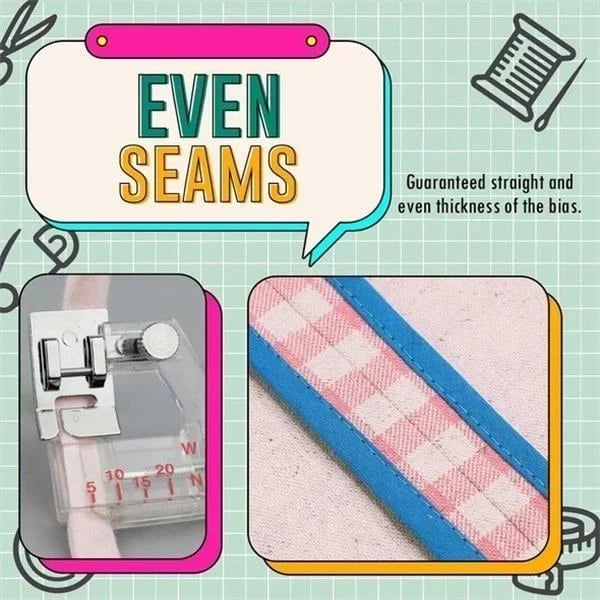 EdgeMaster™ — Faça Costuras e Bordas Perfeitas Como um Profissional Sempre