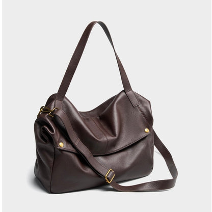 Elara — Women's Genuine Leather Tote Bag with Spacious Design