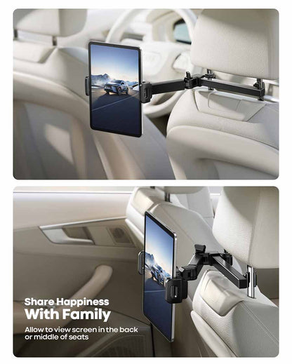 Support tablette voiture Veltor — Support réglable pour appuie-tête pour tablettes de 4,7 à 11 pouces