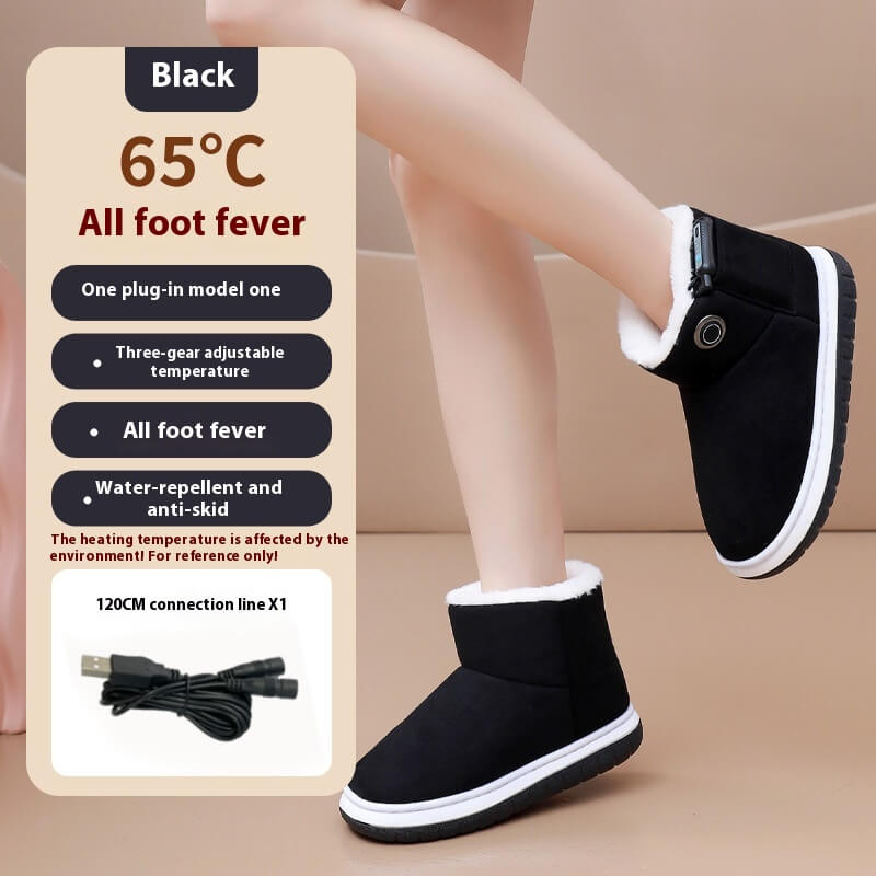 USB Heated Cotton Shoes™ — Pășește în căldură confortabilă toată ziua și prindere sigură