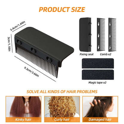 Glidex™ Pro Comb — Muuta mikä tahansa suoristin ajan säästäväksi kiilto koneeksi