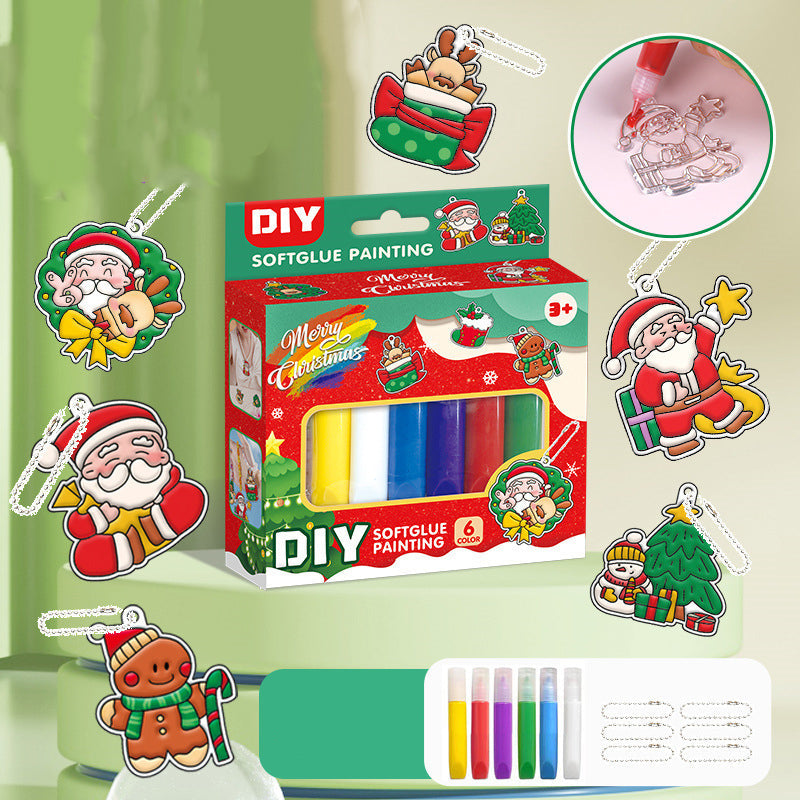 Liora — Kit de pictură DIY cu gel pentru copii, uscare la aer, fără coacere
