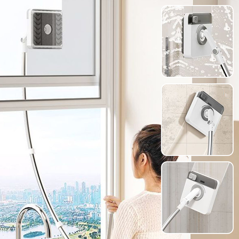 Solenis — Extendable Window Cleaner with Durable Sponge Head