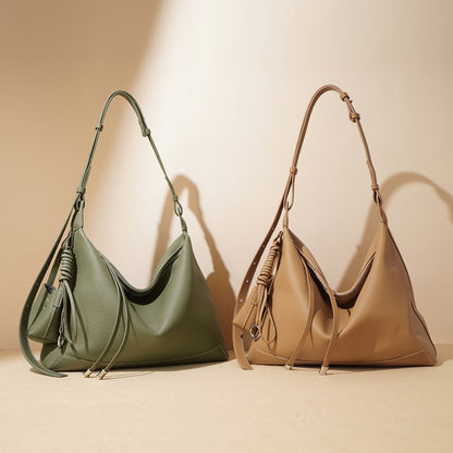 Liora Tote — Women's Genuine Leather Minimalist Commuter Bag