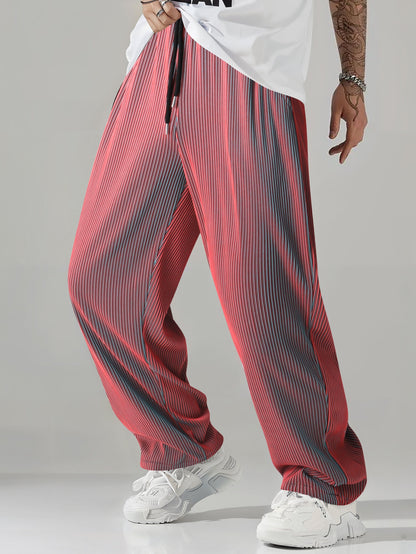 Pantaloni a Righe BreatheEasy™ — Rimani Fresco, Sicuro e Impeccabile Senza Sforzo per Tutto il Giorno