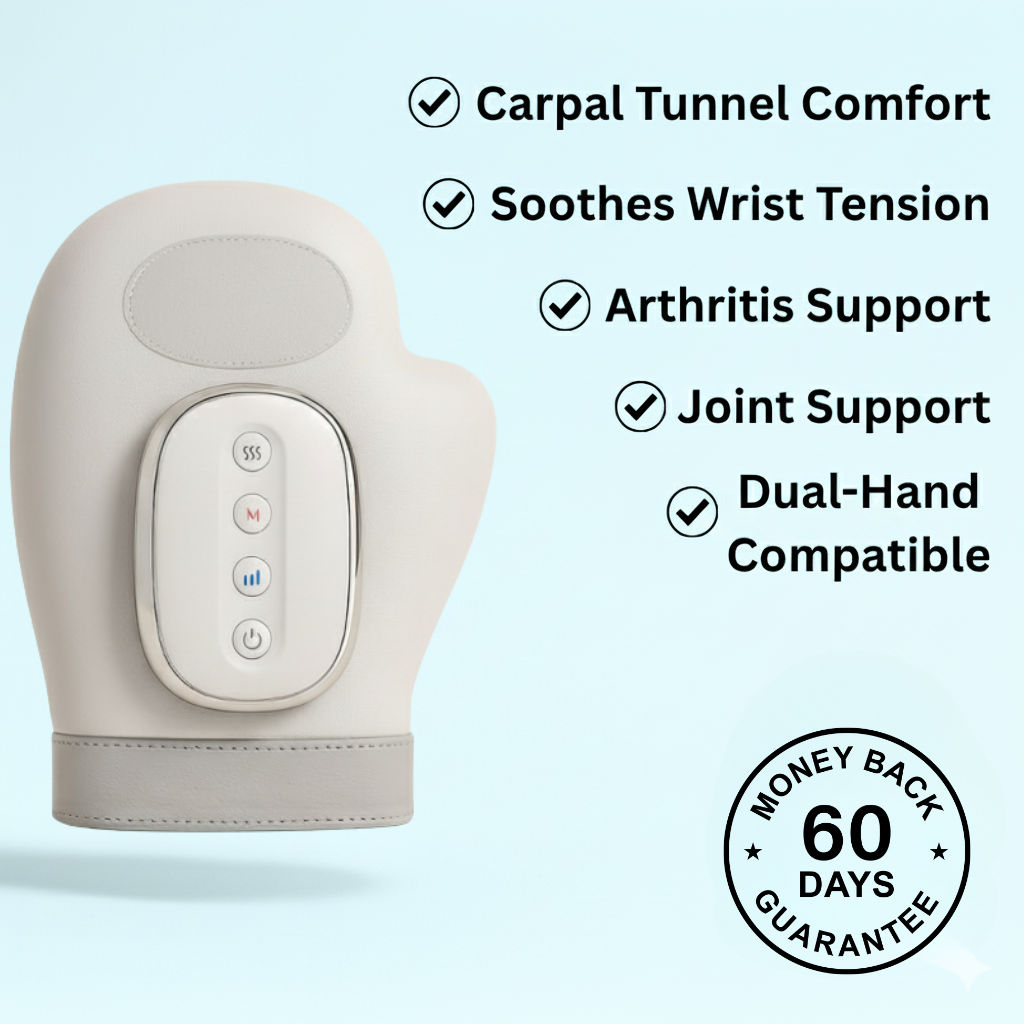 FlexiThera™ — Intelligenter Hand-Kompressionsmassager für Schmerzlinderung & Mobilitätssteigerung