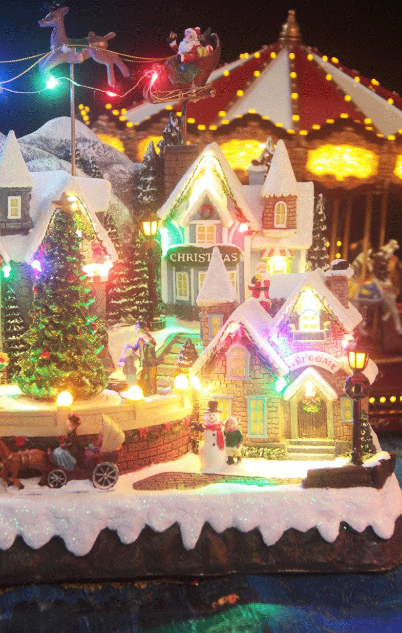 Marnix — Rotating Christmas Music Box with Festive Tunes