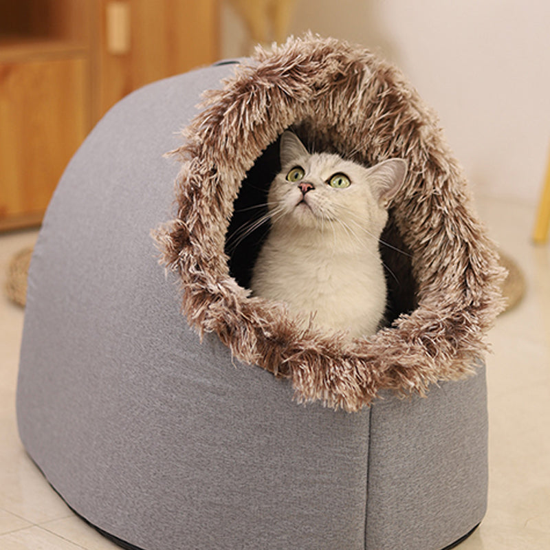 Insulated Pet Cave Bed™ — Η Απόλυτη Ζεστή Φωλιά που το Κατοικίδιό σας θα Λαχταρά να Χαλαρώσει