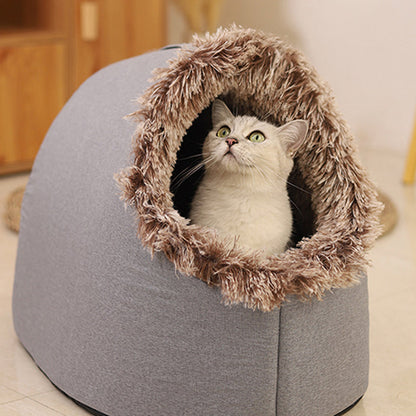 Insulated Pet Cave Bed™ — Η Απόλυτη Ζεστή Φωλιά που το Κατοικίδιό σας θα Λαχταρά να Χαλαρώσει