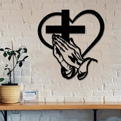 Heart & Cross Veggkunst™ — Tenn ustoppelig tro og forvandle rommet ditt til et fristed