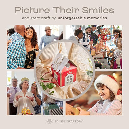 Hollyden Cottage — Festive Holiday Gift Box with Wreath Detail