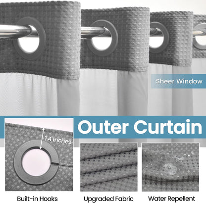 Double-Layer Waffle Weave™ — Immerse Yourself in Spa-Serenity and Stay Dry in Style