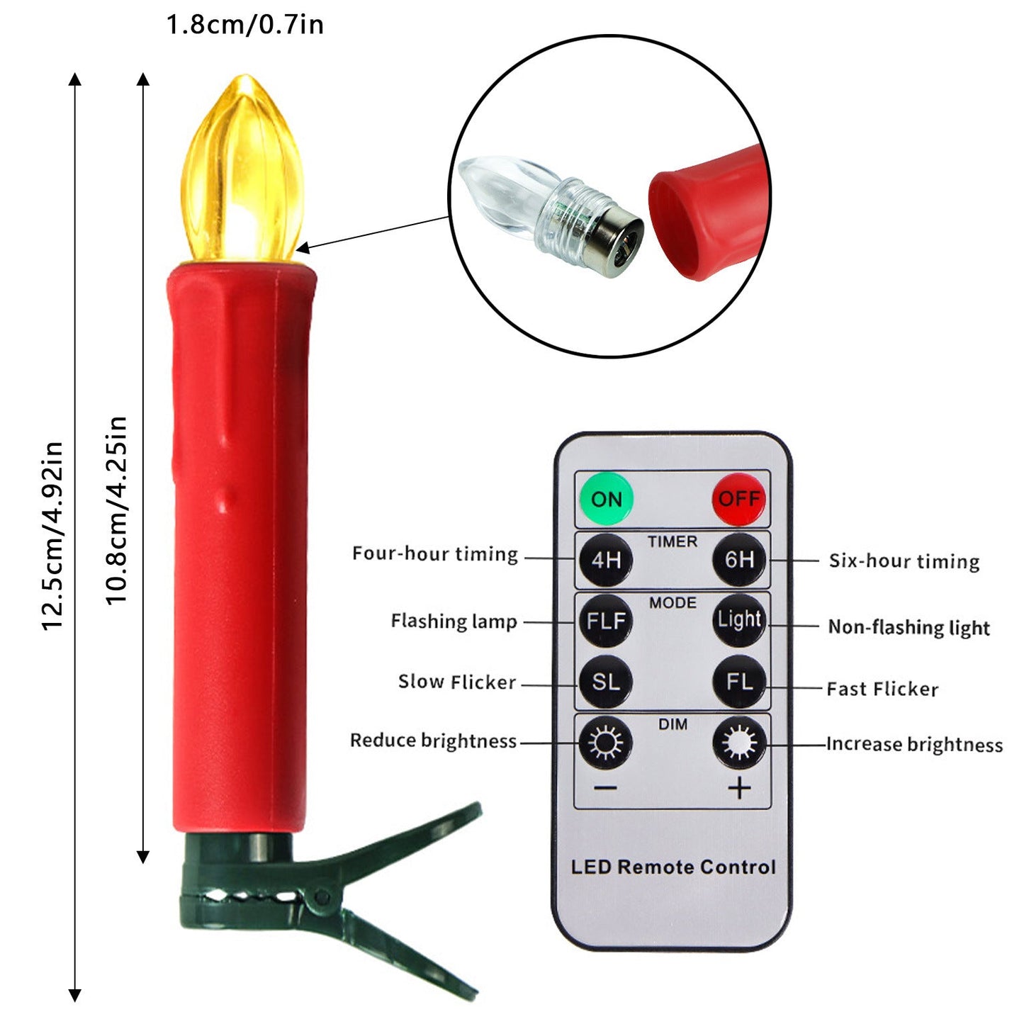 Flameless LED Candles 10 PACK™ — Creëer Direct Gezellige, Vuurvrije Magie